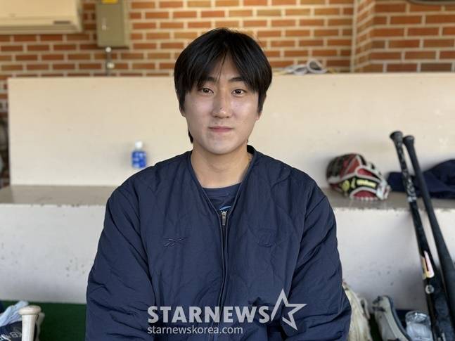 NC 강태경이 스타뉴스와 인터뷰를 하고 있다. /사진=양정웅 기자