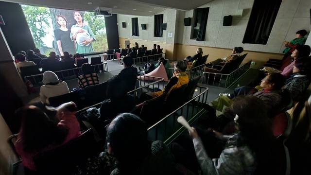 지난해 완주미디어센터에서 열린 별밤극장. 완주군