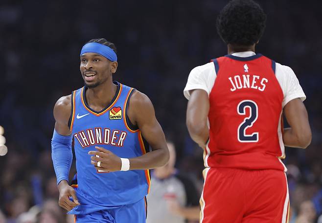 샤이 길저스-알렉산더. 오클라호마시티 | Imagn Images연합뉴스