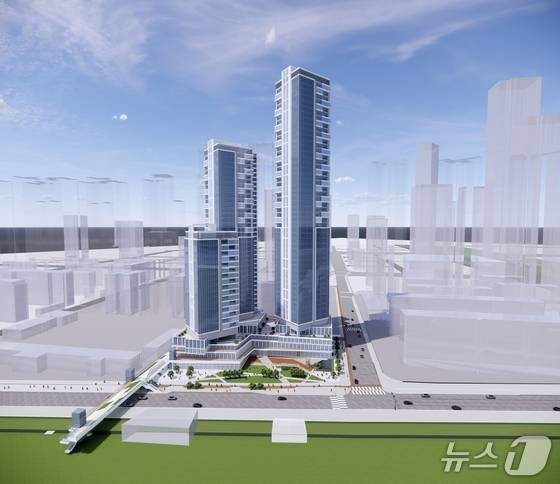 여의도 목화아파트 투시도 (서울시 제공) 뉴스1 ⓒ News1