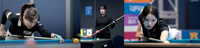 조예은-장가연-김도경. PBA제공