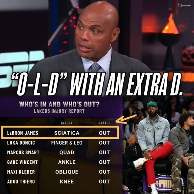 바클리는 최근 ‘댄 패트릭 쇼’에 출연, 제임스의 부상에 대해 이야기했다. 그는 “제임스는 그냥 늙었을 뿐이다”라며 “제임스는 허리가 아프다. 늙은 사람은 다 허리가 아프다. 모두가 그렇다. 그걸 좌골신경통과 같은 의학 용어로 포장할 수는 있다. 하지만 그는 그냥 늙은 것일 뿐이다”라고 웃음 지었다. 사진=X