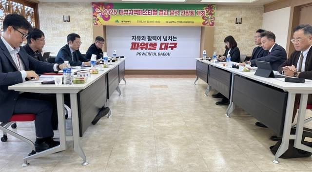 지난달 말에 열린 2025 대구치맥페스티벌 결과 분석 간담회 모습. 대구시 제공