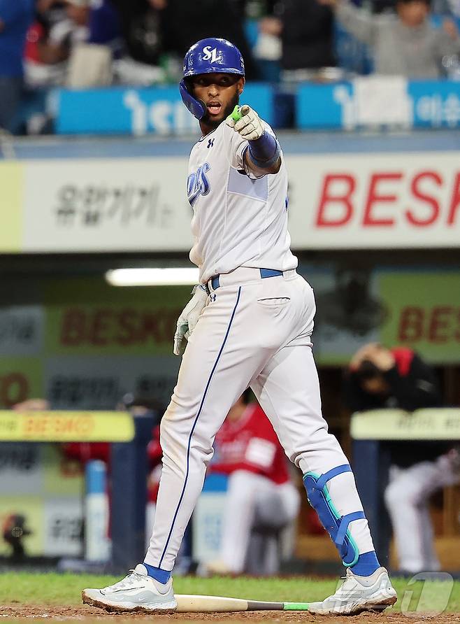삼성 라이온즈 외국인 타자 르윈 디아즈. 2025.10.14/뉴스1 ⓒ News1 김진환 기자