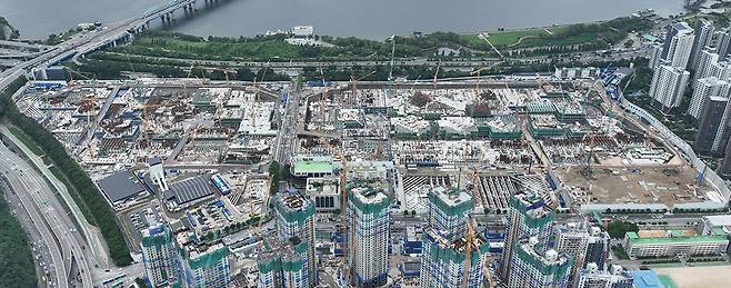 반포 재건축 현장 전경