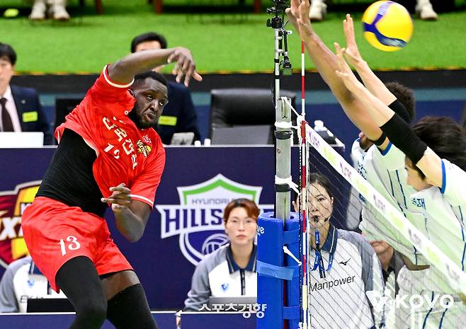 쉐론 베론 에번스. KOVO 제공