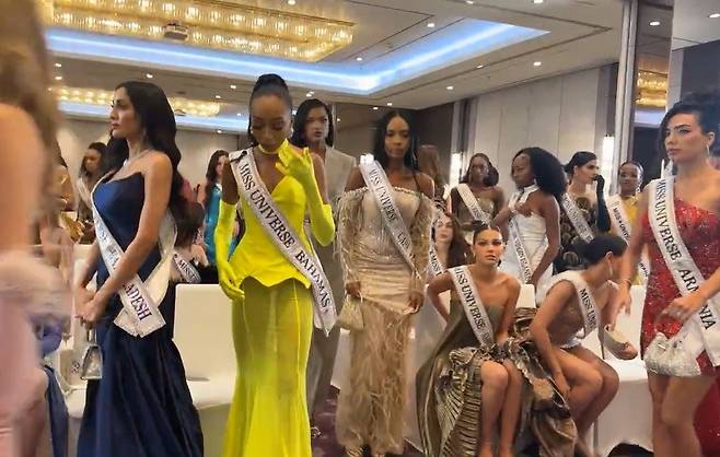 미스 유니버스 태국 페이스북 영상 캡처