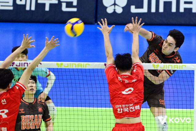 공격하는 차지환./KOVO