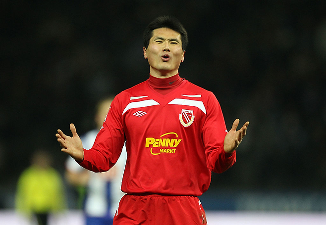 2011년 독일 코트부스에서 활약하던 샤오자이. Getty Images코리아