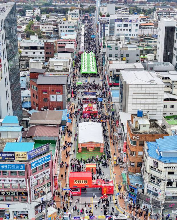 2025 구미라면축제 행사장 전경. 사진=구미시 제공