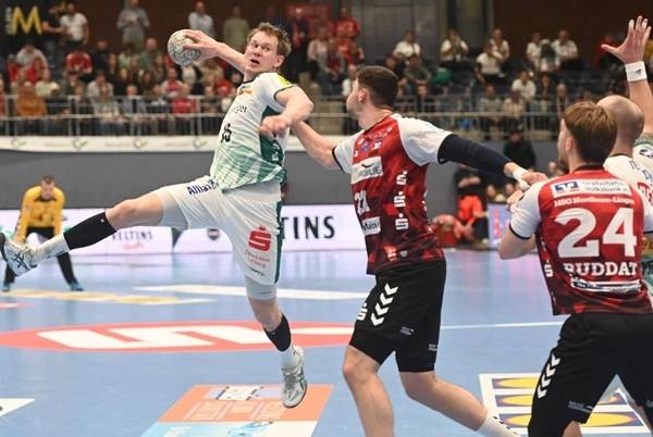 사진 2025-26시즌 독일 남자 핸드볼 DHB컵 라이프치히와 노르트호른-링엔의 경기 모습, 사진 출처=라이프치히