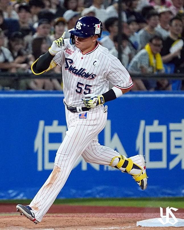 무라카미 무네타카. /사진=야쿠르트 스왈로스 공식 SNS 갈무리