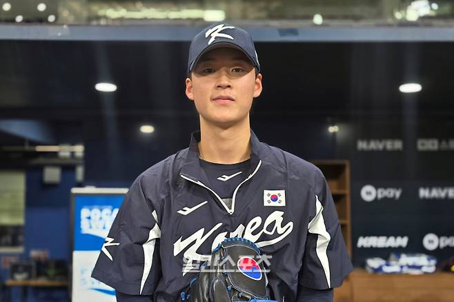 9일 고척 체코전에 앞서 만난 이호성. 고척=윤승재 기자