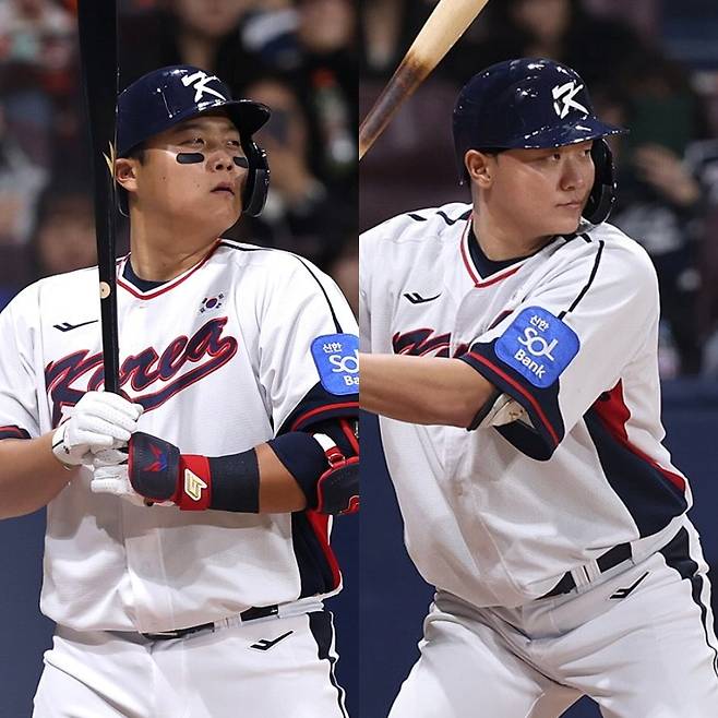 국가대표 한동희-이재원. 사진=KBO