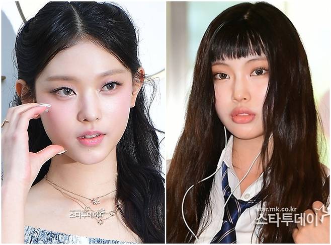 뉴진스 해인, 혜린. 사진l스타투데이DB