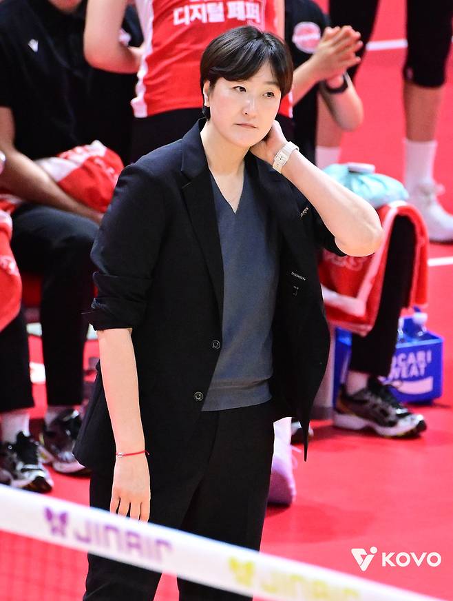 페퍼저축은행 장소연 감독. 제공 | 한국배구연맹