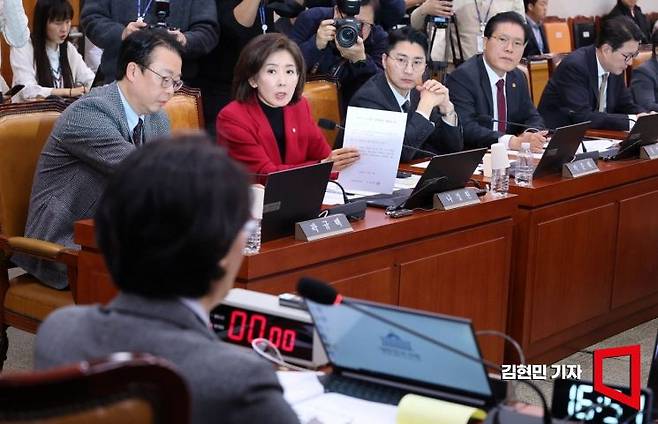 나경원 국민의힘 의원. 김현민 기자