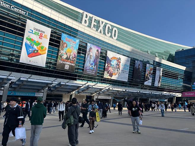 13일 부산 해운대구 벡스코(BEXCO)에서 열린 ‘지스타 2025’ 전경./김수정 기자