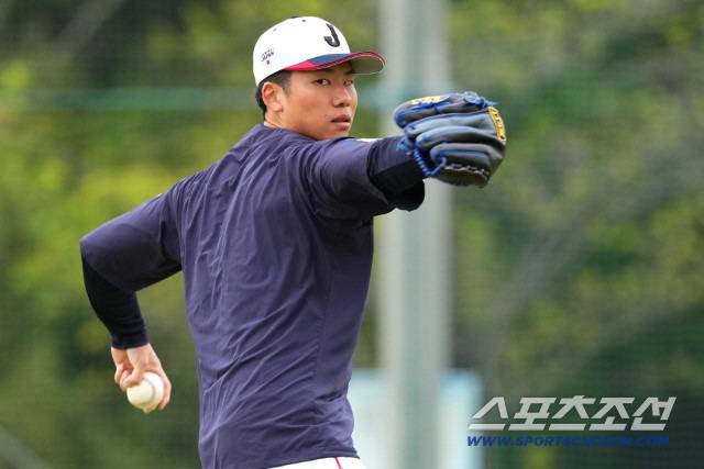 15일 한국전에 선발등판이 예정된 오릭스 좌완 소타니. 올 시즌 21경기에 나가 8승을 올린 입단 3년차 투수다. 사진캡처=일본야구대표팀 홈페이지