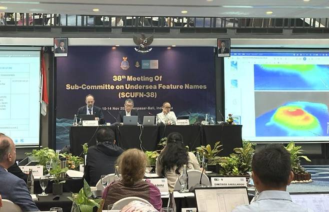 이번 ‘제38차 해저지명소위원회’에서 신규 등재된 한국식 명칭을 붙인 세계 해저지명 6곳 위치도. 국립해양조사원 제공