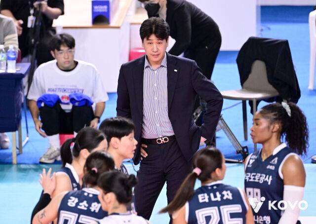 한국도로공사 김종민 감독./KOVO