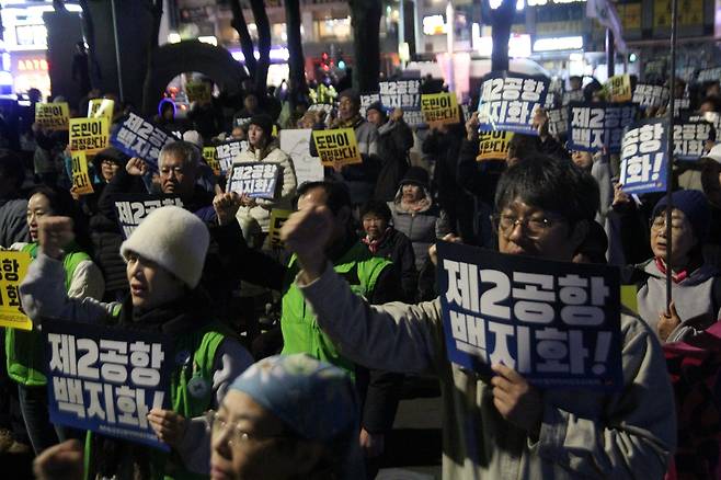 결의대회 현장 ⓒ제주의소리
