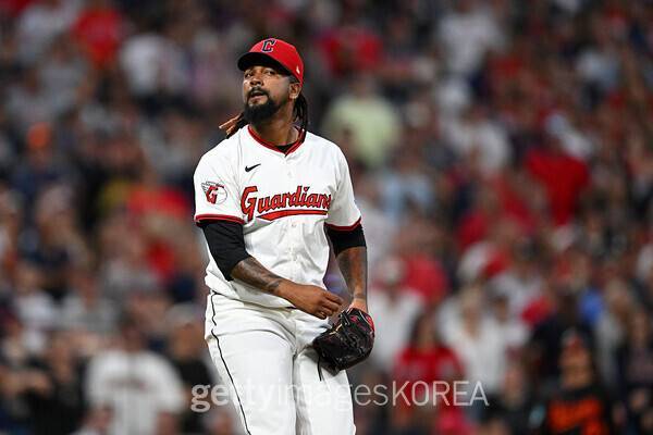 메이저리그 최고 마무리 투수였지만 승부 조작으로 최대 20년 징역형 가능성이 있는 엠마누엘 클라세. ⓒGettyimagesKorea