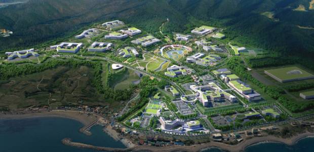 경주시가 과학기술정보통신부가 추진하는 '핵융합 핵심기술 개발 및 첨단 인프라 구축사업' 공모에 참가했다. 사진은 부지가 들어설 문무대왕과학연구소 조감도