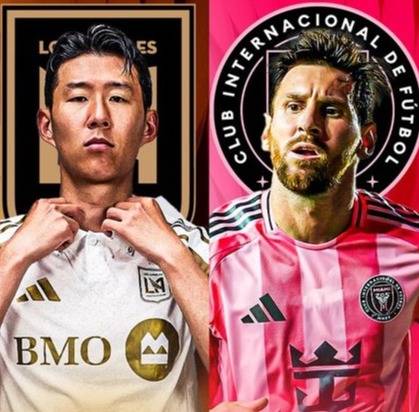 손흥민과 메시. (사진=스포츠 키타)