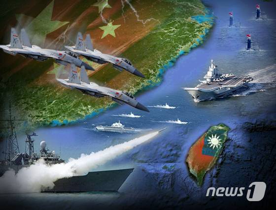 중국의 대만 압박 참고 그래픽.ⓒ News1 김초희 디자이너