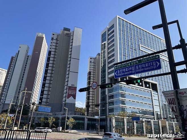 지난 12일 경기도 화성 동탄 내 아파트 전경. 사진=권준호 기자