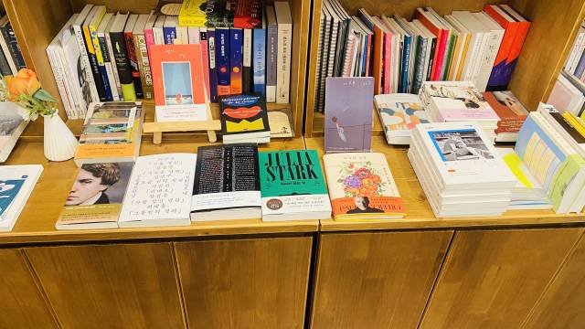 대전 서구의 한 독립서점에 독립 작가들의 책들이 놓여있는 모습 = 최광현 기자