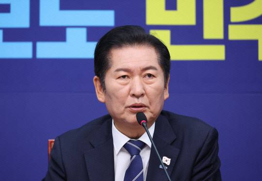 정청래 더불어민주당 대표. 연합뉴스