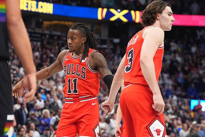 아요 도순무(왼쪽)와 조시 기디. 덴버 | AP연합뉴스