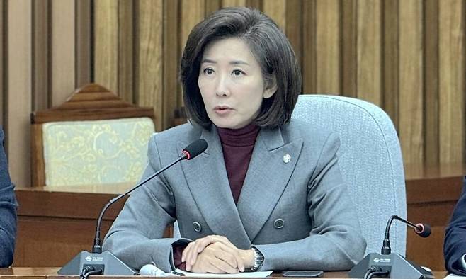 나경원 국민의힘 의원. 나 의원 페이스북 갈무리