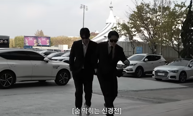 ▲ LG 홍창기와 임찬규가 청백전을 위해 단장이 됐다.