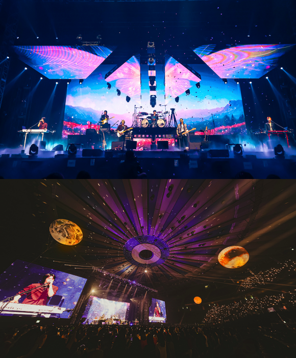 잠실실내체육관에 단독 입성한 멤버들은 "올림픽홀에서 월드투어를 시작해서 여기까지 왔다. 투어 중에 저희가 멋쟁이로 거듭나면서 이제 더 많은 팬 앞에서 공연을 할 수 있게 됐다. 굉장히 행복하다. 월드투어의 마지막을 장식하는 공연이라 더 의미가 깊고 울컥하다"고 소감을 전했다. /JYP엔터테인먼트