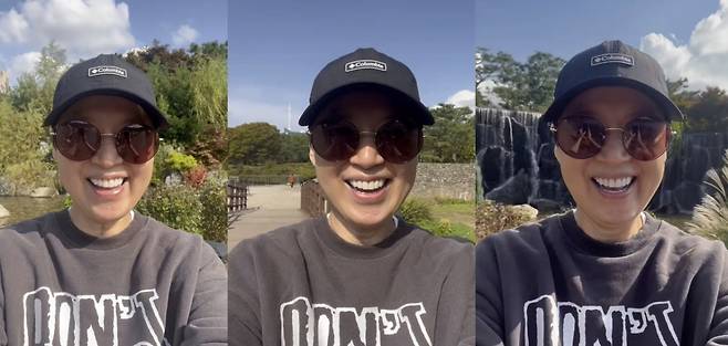 유방암 투병을 고백한 방송인 박미선이 밝은 모습으로 근황을 전했다. /사진=박미선 인스타그램