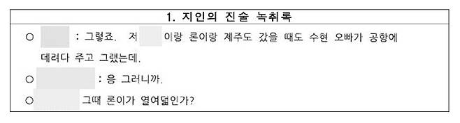 ▲ 김새론 측이 공개한 증거. 출처| 김새론 모친