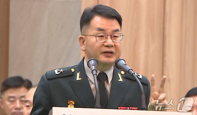 김상환 육군 법무실장.(JTBC 갈무리)