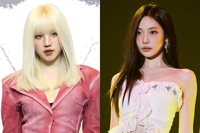 아이들 우기(왼쪽), 에스파 닝닝. 뉴스1·뉴시스