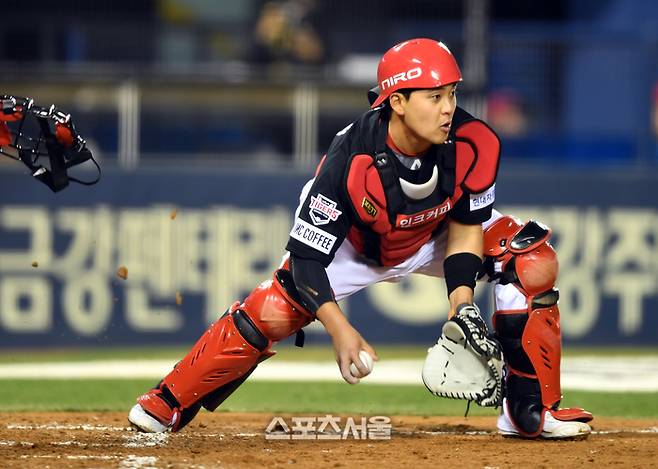 KIA 시절 한승택의 모습. 사진 | 스포츠서울 DB