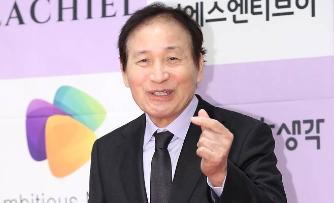 2023년 ‘제43회 황금촬영상시상식’에 참석한 안성기의 모습. 뉴스1