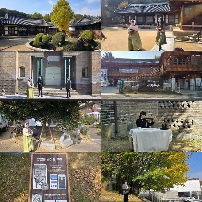 양림 역사 문화마을의 연극형 도보 투어 모습. 사진=이희택 기자.