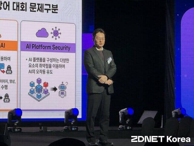 권태경 연세대 정보대학원 교수가 강연하고 있다.