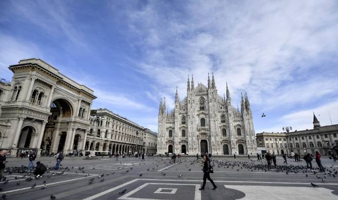이탈리아 밀라노 두오모 성당. 연합뉴스