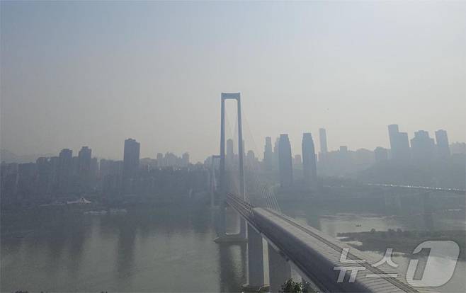 충칭시 모습 ⓒ News1 정은지 특파원