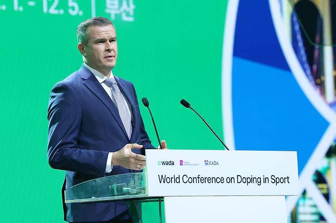 반카 WADA 회장이 최근 스포츠계에 이슈가 되고 있는 '인핸스드 게임(Enhanced Games)'에 대해 "너무도 위험하다"고 경고했다. (KADA 제공)