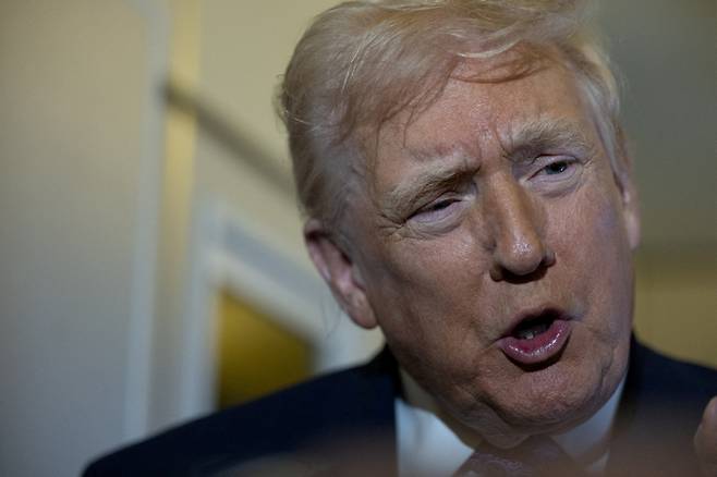 월드컵 조 추첨식에 참석할 것으로 알려진 도널드 트럼프 미국 대통령. 사진 | 로이터연합뉴스