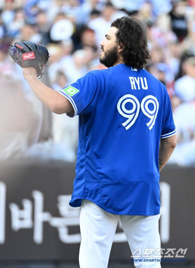 12일 대전 한화생명볼파크에서 열린 2025 KBO 올스타전, 나눔올스타 한화 폰세가 퍼포먼스를 선보이고 있다. 대전=허상욱 기자wook@sportschosun.com/2025.07.12/